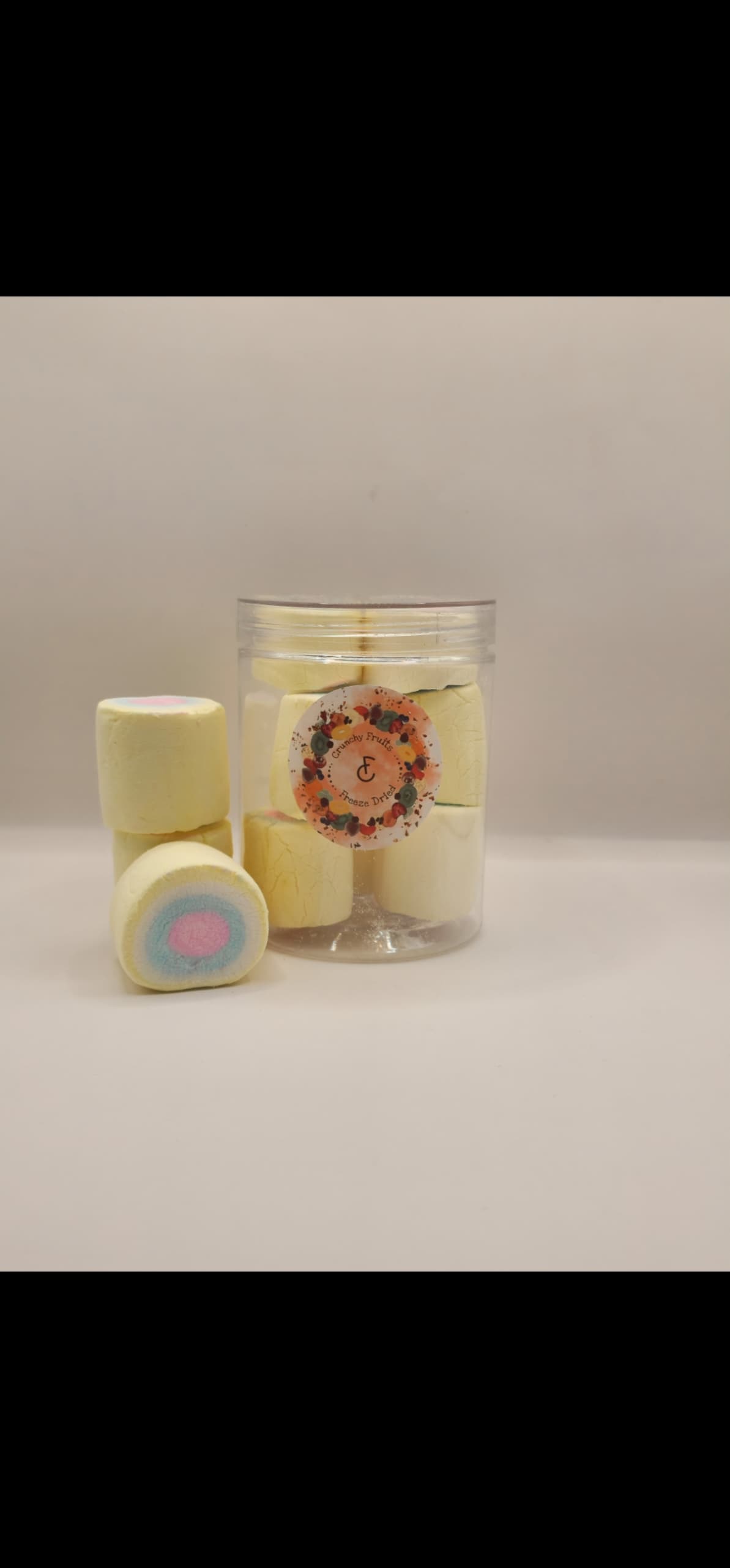 علبة مارشميللو مجفف بالتبريد