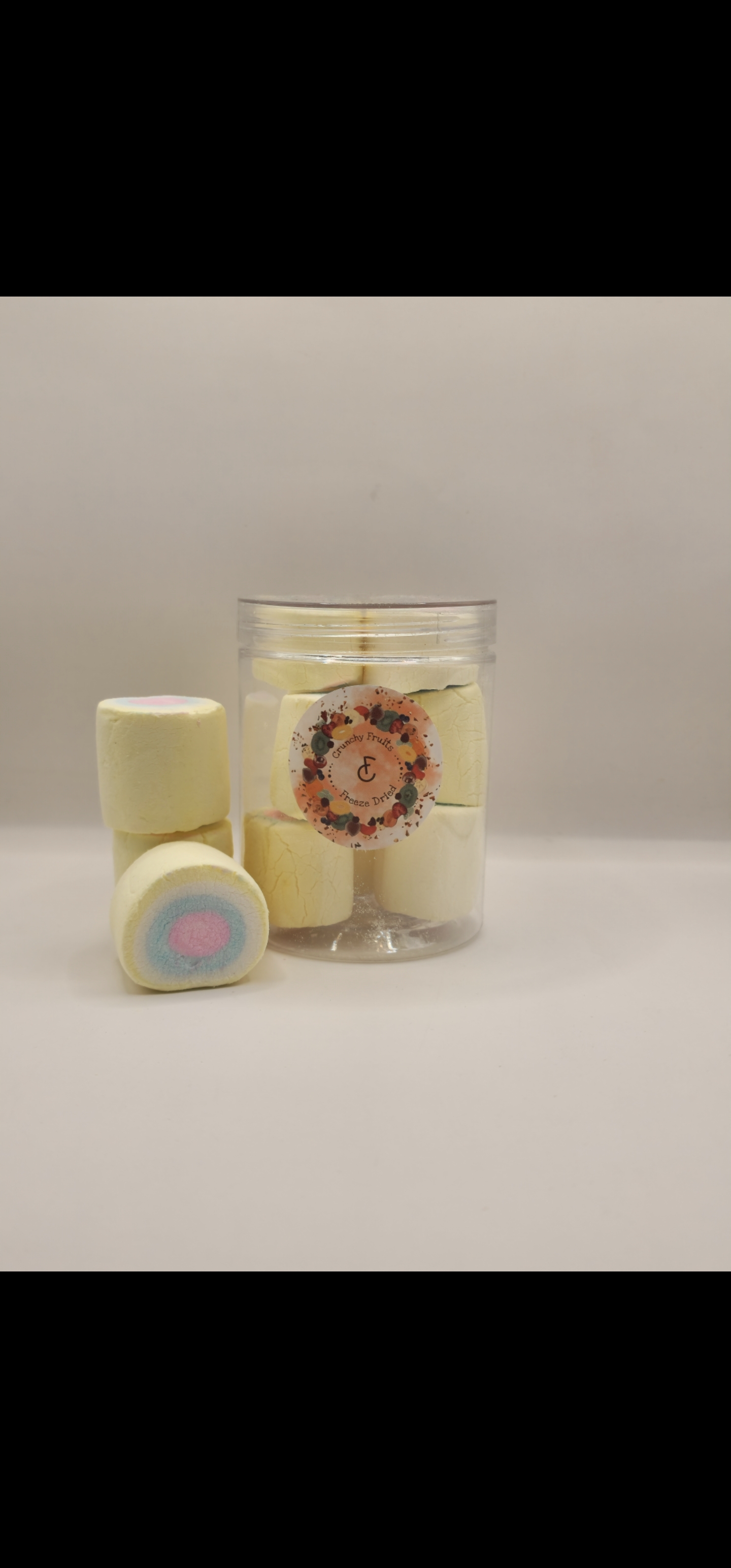 علبة مارشميلو مجفف بالتبريد