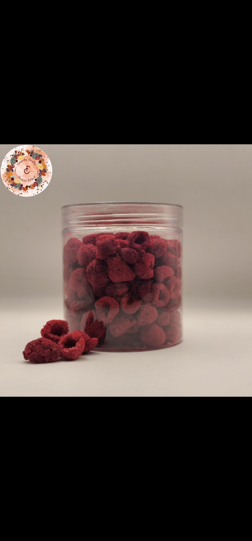 علبة توت أحمر مجفف بالتبريد